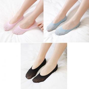 3 Paare unsichtbare Socken für Frauen