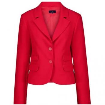 Monari Blazer mit Reverskragen in tiefrot