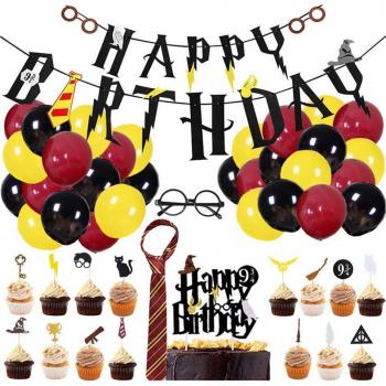 Kit Décor Anniversaire – 49 Pièces Bannières & Ballons