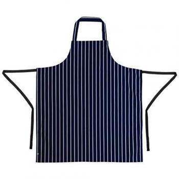 Whites Butchers Apron Stripe Blue A530