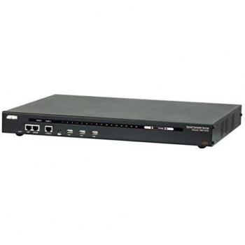 ATEN SN0116CO, 16-Port Serial Console Server mit redundanter Stromversorgung/LAN