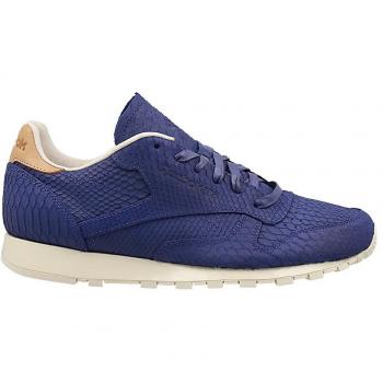 Reebok CL Leather Clean Blu Notte Chalk V69679 43 Azzurro-Bianco