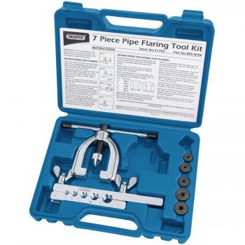 Draper 51762 7 Piece Silver Brake Pipe Flaring Kit BPF/KITB