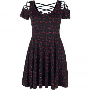 L to 5XL Black Premium Rune Dress