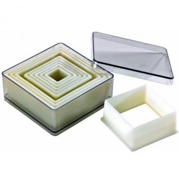 Boîte 9 découpoirs carrés unis Polyglass