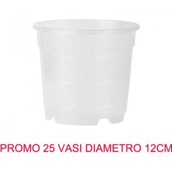 25 Récipients pour Orchidées Ø12cm Transparent Promo
