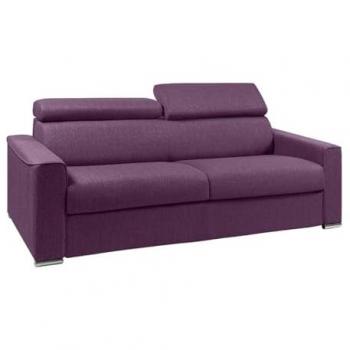 Sofá‑Cama Violeta QuickOpen 4 plazas con Somier Lámina 160 cm y Colchón 18 cm Memory