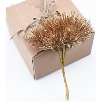 12-Piece Faux Flower Set for Christmas and Bridal Accessories