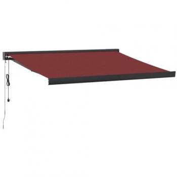 Tenda da Sole Automatica con Trameggio Bordò 300x250 cm