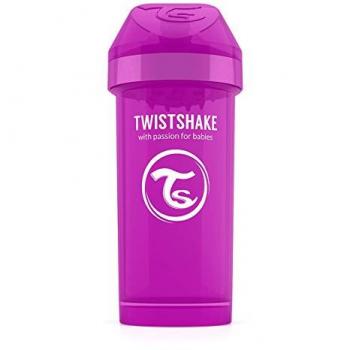 Auslaufsichere Violette Twistshake-Flasche – 360 ml