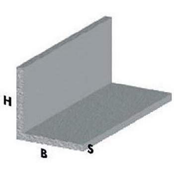 Profilé aluminium argent 100 cm pour coin 40x40x1,5 mm