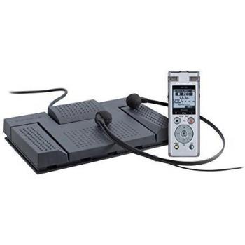 Olympus DM-720 Record & Transcribe Kit (4 GB), Diktiergerät, Silber