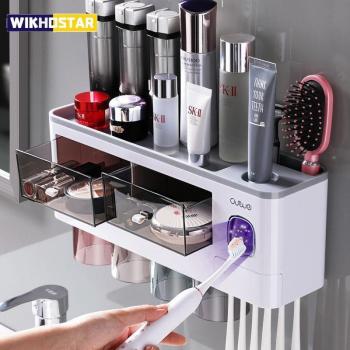 MagnetoSpazio: Porta Spazzolino & Dispenser Automatico