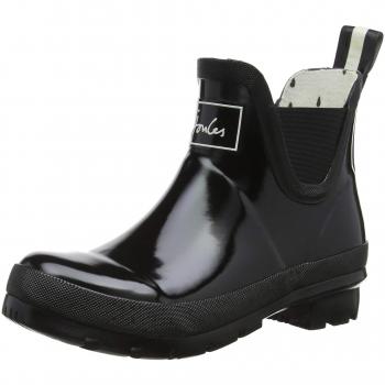 Joules Damen‑Gummistiefel mit Wellibob‑Gloss – True Black, EU 37