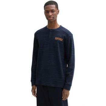 TOM TAILOR Kurzarmshirt structured henley