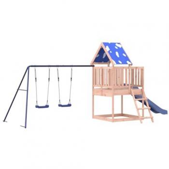 Set da Gioco da Esterno in Legno Massello di Douglas