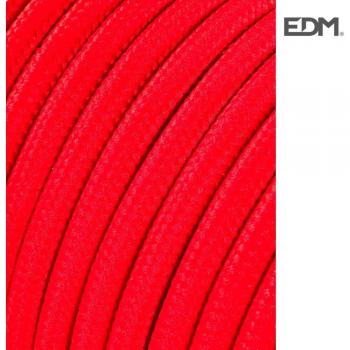 Câble d'alimentation tubulaire 2x0,75mm C62 rouge 5m