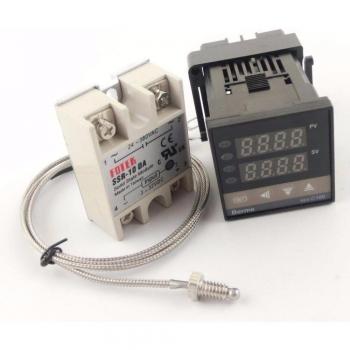 REX C100 FK02 V*AN Industrial PID Controller – 10DA/25DA/40DA/50DA/75DA Relay, 1 m K Thermocouple