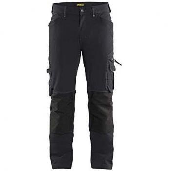 Blaklader Pantalon de travail X1900 sans poche flottante Gris Noir C52