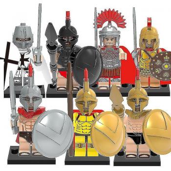 Figuritas de Honor: Kit de Construcción con Caballeros y Soldados Romanos
