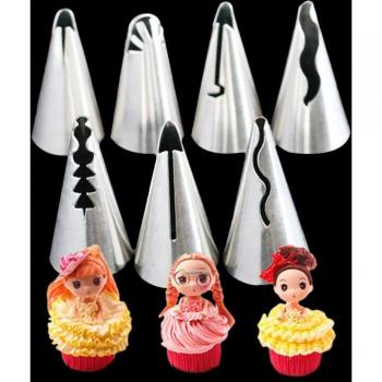 Ensemble de douilles à pâtisserie 7 pièces