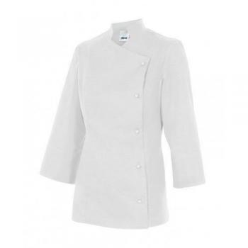 Chaqueta de cocina Melisa para mujer en color blanco talla 46