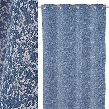 Blu Jacquard Tenda LoloHome 135x260