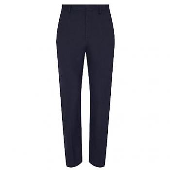 Slim Fit Navy Fine Stripe Trousers