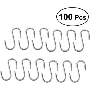 Ganchos Inox S Multiuso – 100 piezas