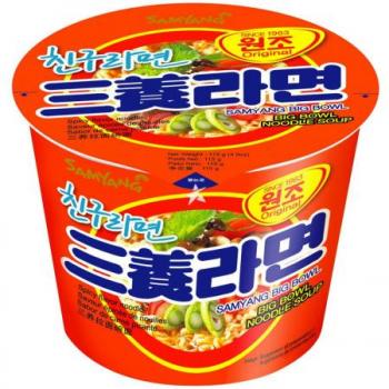 Samyang Ramen s Velkou Miskou 115g (oranžový)