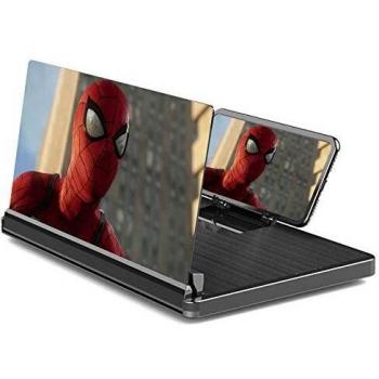 Loupe d'écran Anshar avec design détachable et amplificateur pour smartphones (Noir)