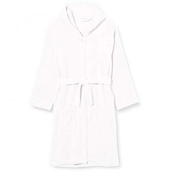 Playshoes unisex badjas fleece beige maat 170/176