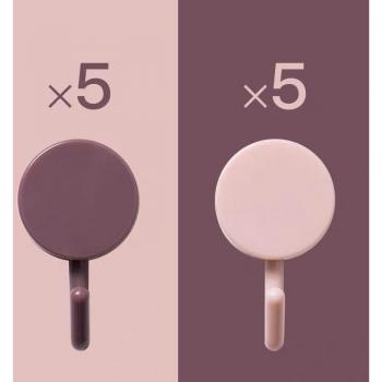 10pcs Nordic Suction Hooks for Bathroom