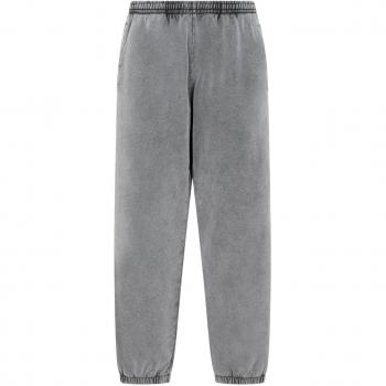 Acne Studios Men's L‑Size Black Cotton Sweatpants – Logo Design