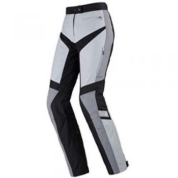 Spidi Traveler 2 Damen-Motorrad Textilhose in Schwarz/Hellgrau, L