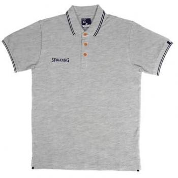 Spalding Polo Grey – Short Sleeve, Essential Line, Men's Size Small