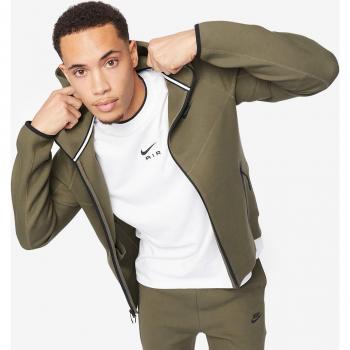 Nike NSW 24 Fz Tech Fleece Hoodie – Medium Olive/Black