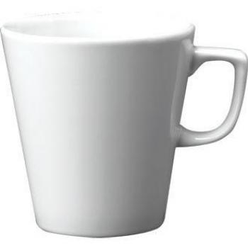 Churchill Super Vitrified W003 Plainware Cafe Latte Mug, White