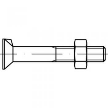 M10x80 mm Senkschraube mit Nase, DIN 604, μ Stahl 4.6 1 – Reyher 100‑er Pack