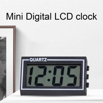Small LCD Desk Clock for Car and Home