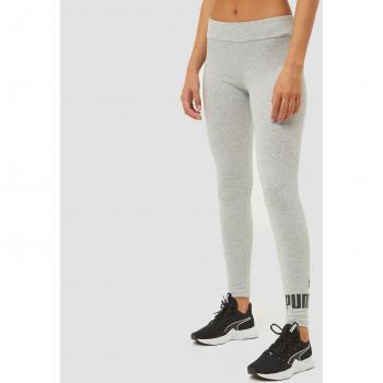 Puma Damen Essentials Logo Sporthose Hellgrau