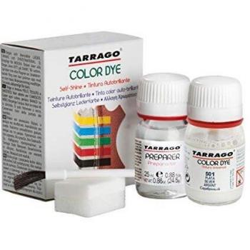 Tarrago | Teinture auto-brillante 25 ml | Colorant pour chaussures et accessoires | Argent