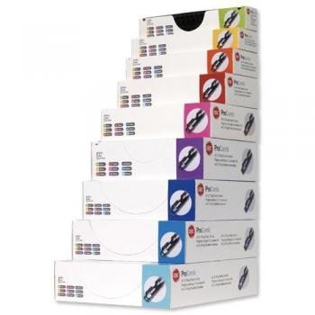 GBC Pro 8 mm A4 Bindekamm‑Packung – 45 Blätter, 100 Stück, Schwarz