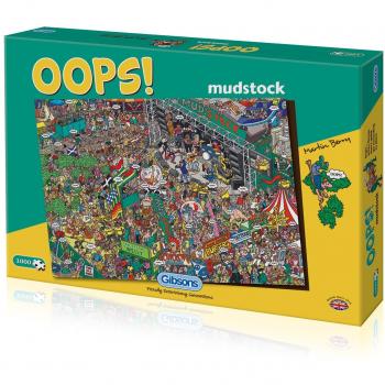 Mudstock! 1 000 Teile Puzzle – Gibsons Edition