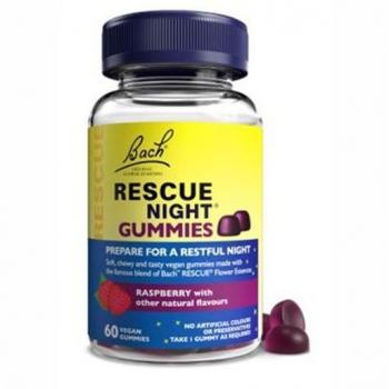 Bach Rescue Night Gummies 60 Gominolas Frutos Rojos Flores De Bach