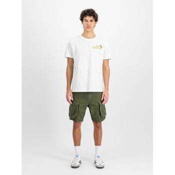 Alpha Industries Men's Cargo Shorts – Dark Olive, 34