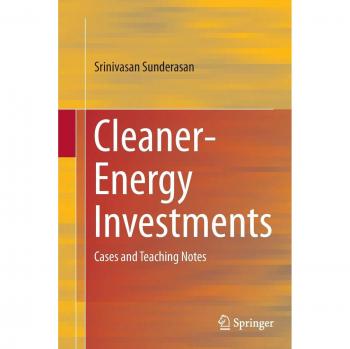 Sunderasan, Srinivasan: Cleaner-Energy Investments