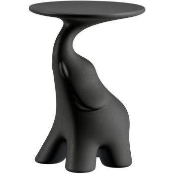 Qeeboo Pako Outdoor Round End Table – Black