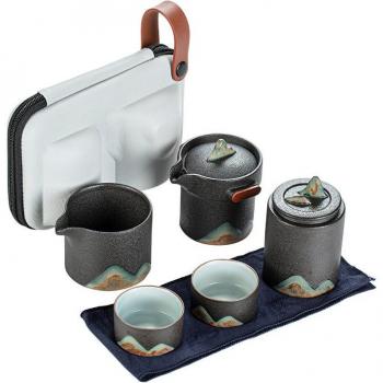 TANGPIN Travel Teapot with 2 Cups