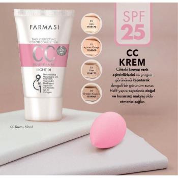 Crema Cc Farmasi Perfect Facial Care: Hidratación y Corrección 9 en 1